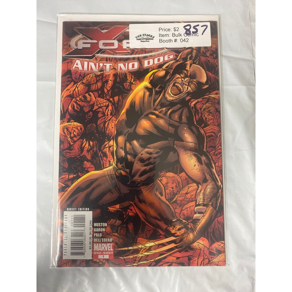 Marvel X-Force One-Shot #1 Ain't No Dog Wolverine Huston Palo Dell'Edera 2008